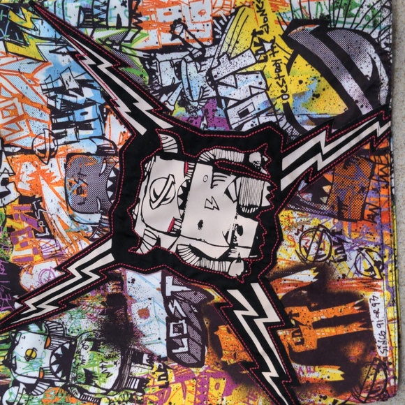 Lost Enterprises Pinky Taylor Board Shorts Graphic Design Swim Trunks Size 30 - Picture 8 of 11